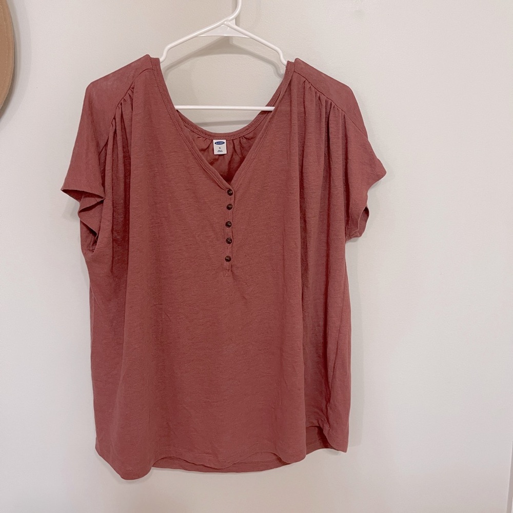 Old Navy Tshirt, Terracotta , XL